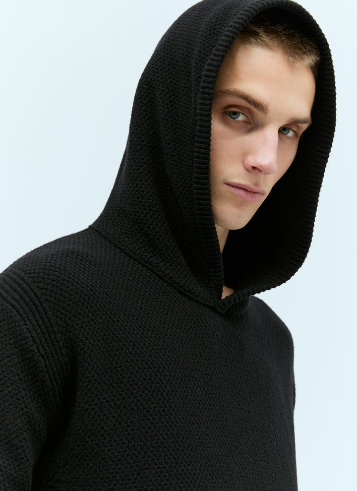 Moncler Men Wool Hooded Sweatshirt