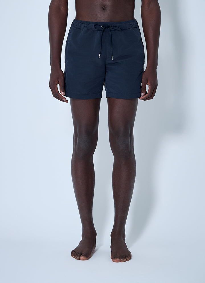 Moncler Men Logo Patch Swim Shorts