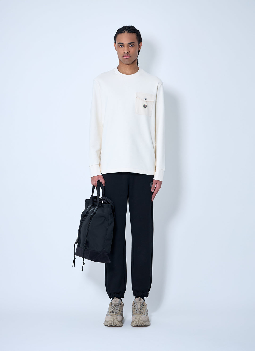 Moncler Men Logo Patch Sweatshirt