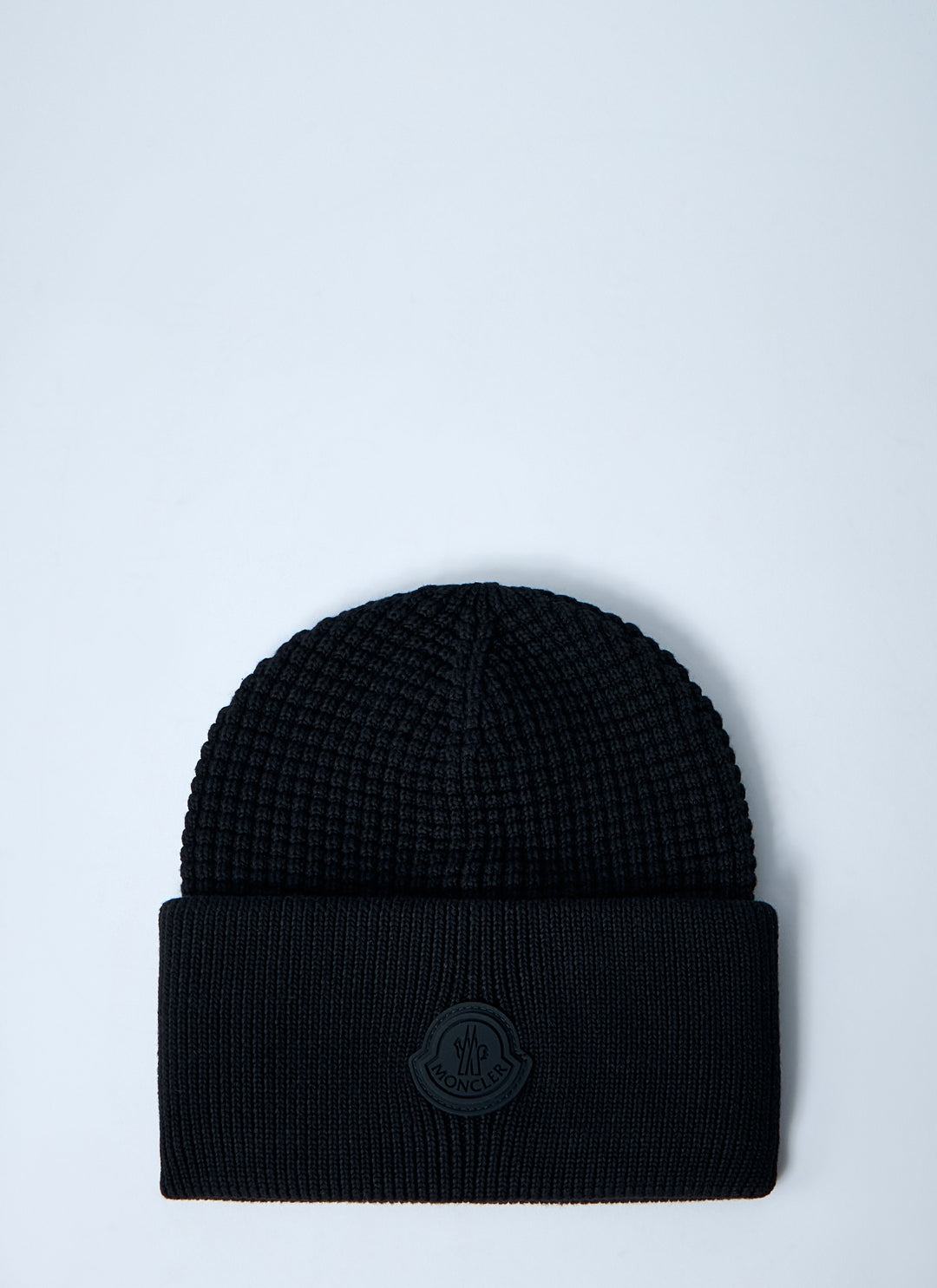 Moncler Men Logo Motif Beanie Hat