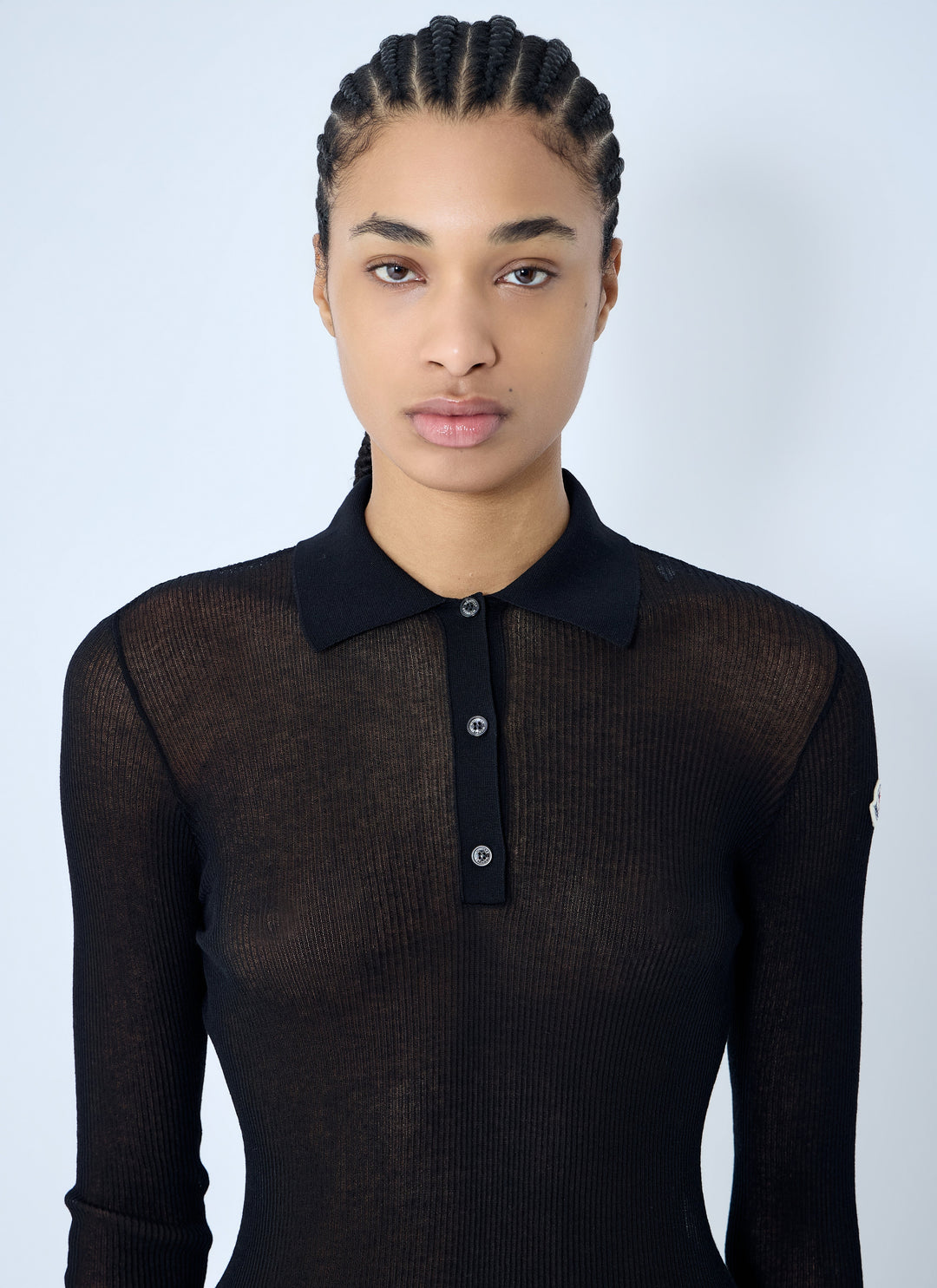 Moncler Women Logo Motif Polo Shirt