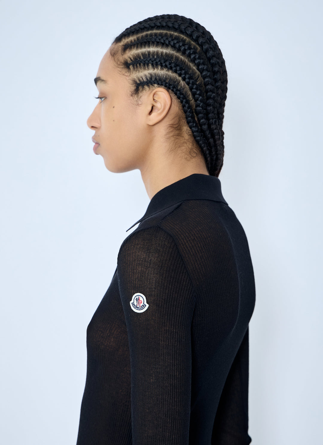 Moncler Women Logo Motif Polo Shirt