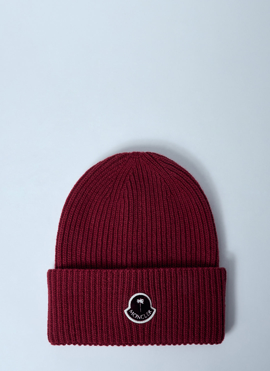 8 Moncler Palm Angels Women Logo Patch Beanie Hat