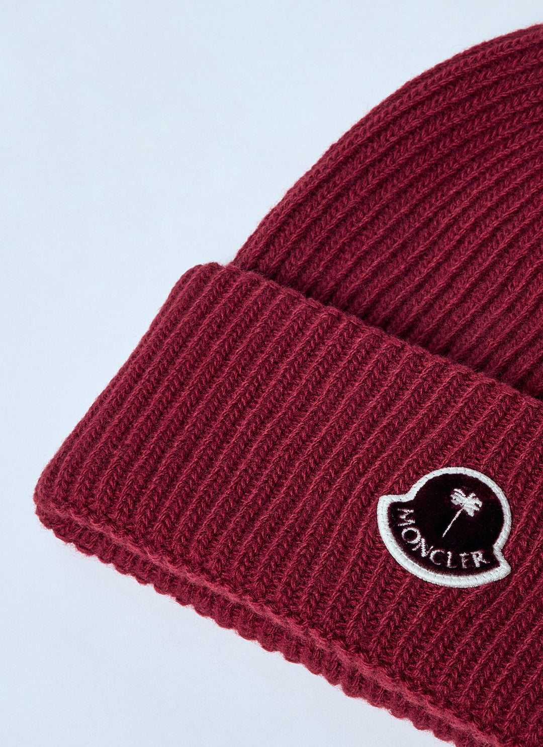 8 Moncler Palm Angels Women Logo Patch Beanie Hat