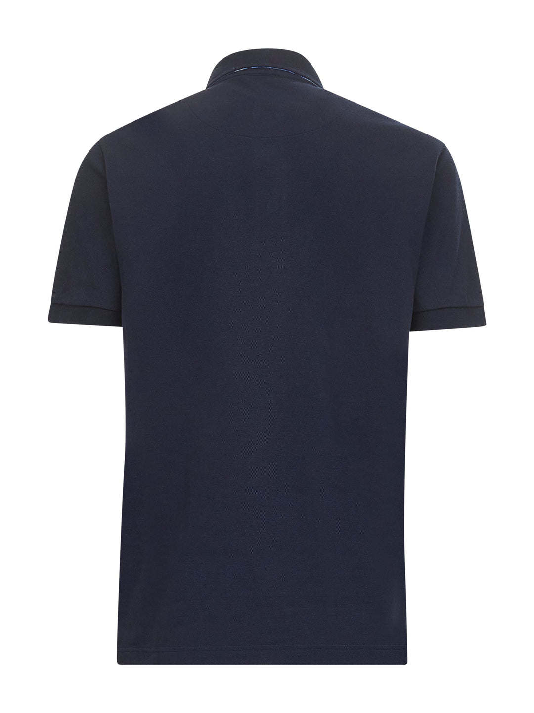 Etro Men Blue Cotton Piquet Polo Shirt