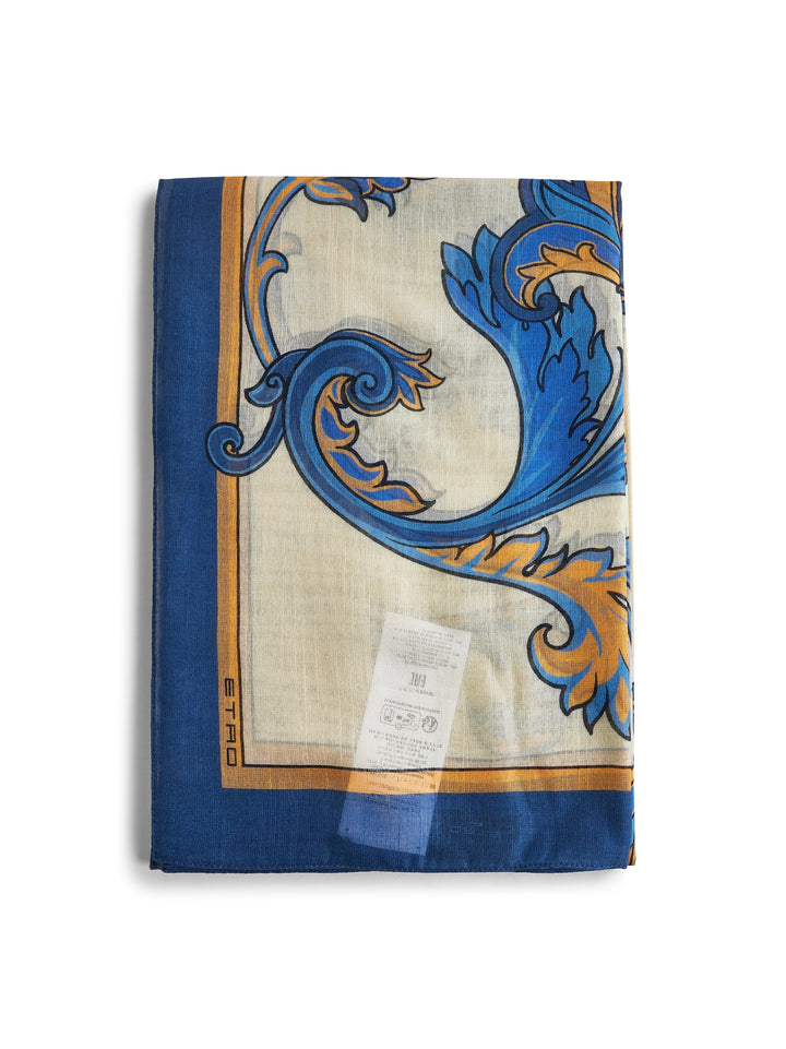 Etro Women Paisley Pattern Silk Blend Scarf