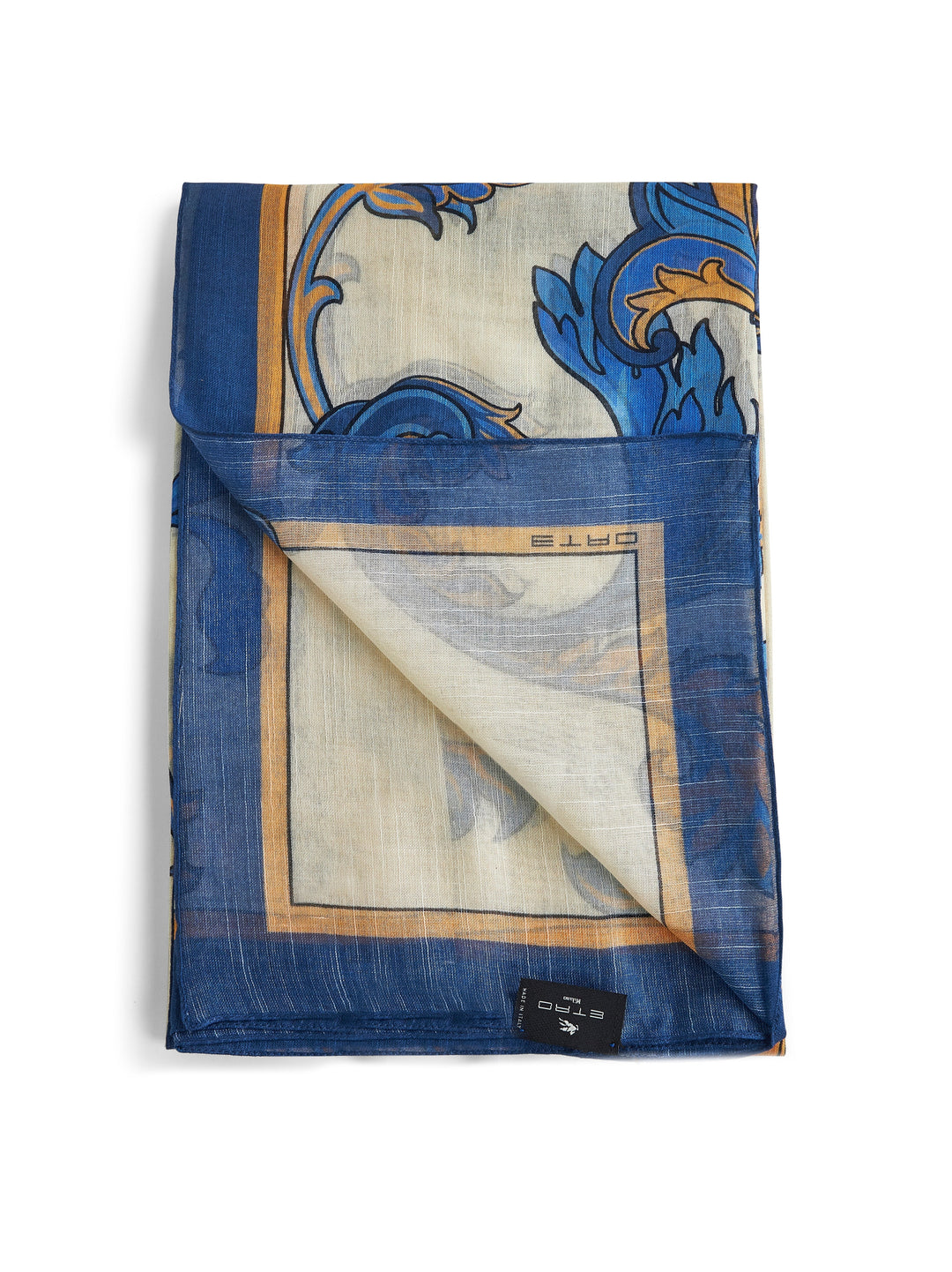 Etro Women Paisley Pattern Silk Blend Scarf