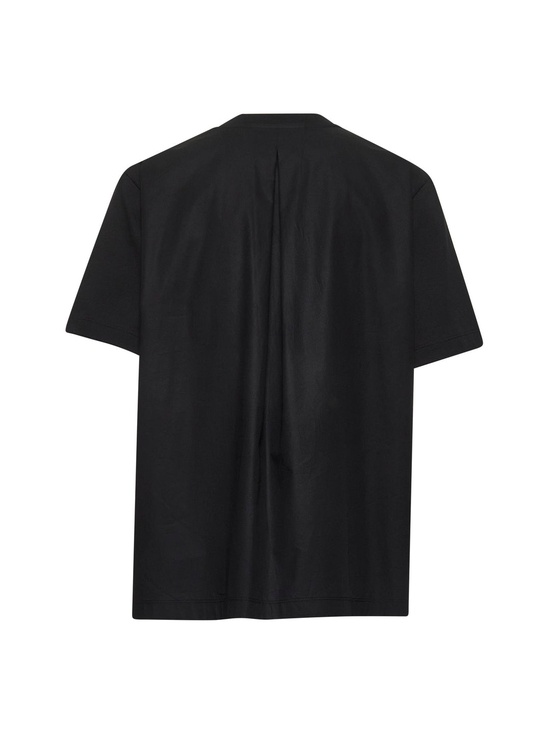 Moncler Women Black Cotton Pocket T-Shirt