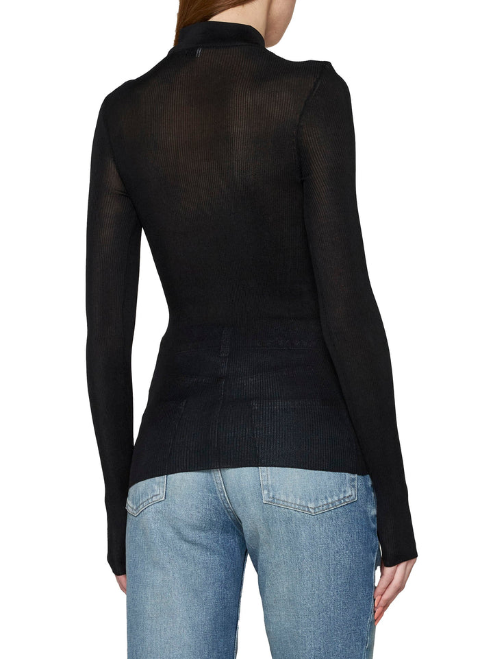 Saint Laurent Women Saint Laurent Ribbed Sweater