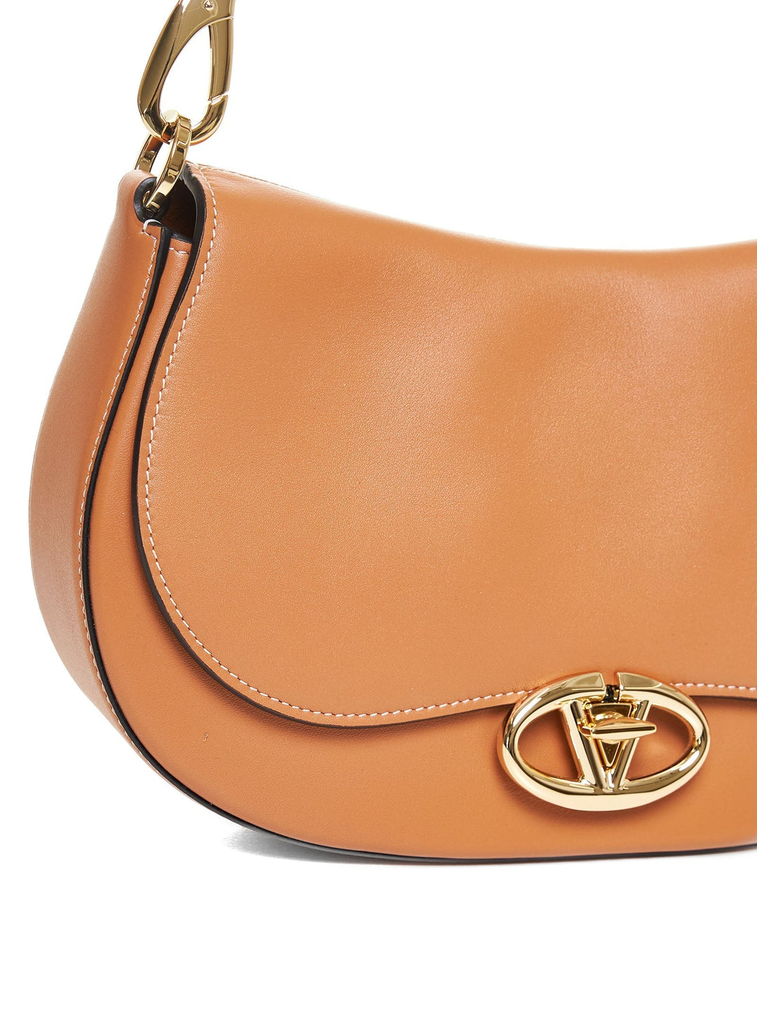 Valentino Garavani Women Ohval Small Leather Shoulder Bag
