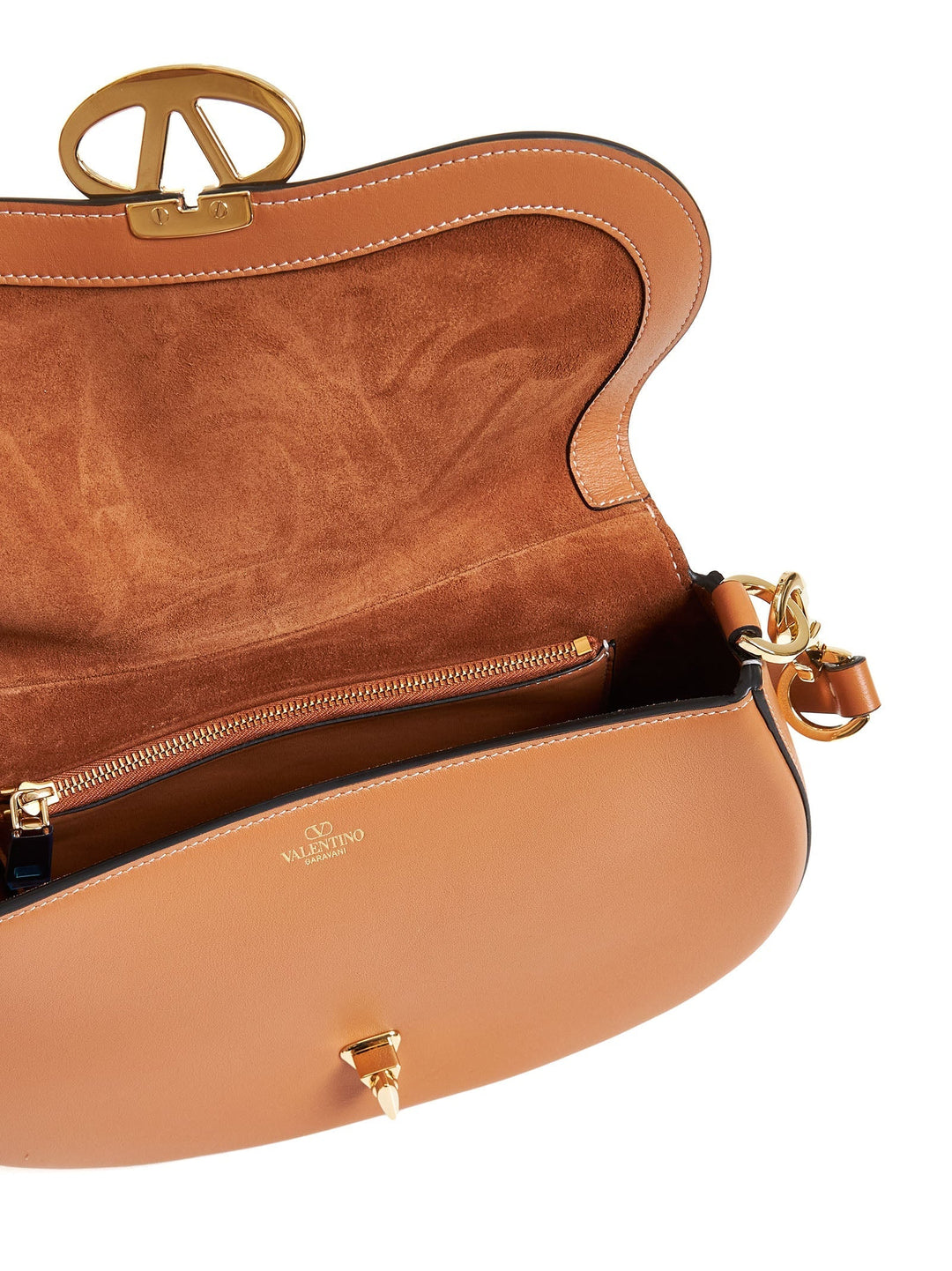 Valentino Garavani Women Ohval Small Leather Shoulder Bag
