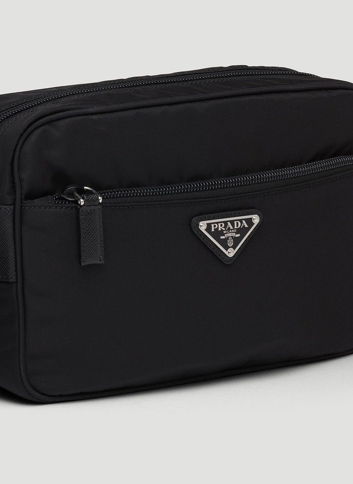 Prada Women Re-Nylon And Saffiano Leather Shoulder Bag