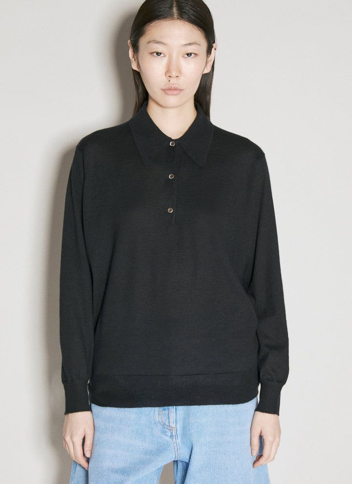 Prada Women Cashmere Polo Sweater