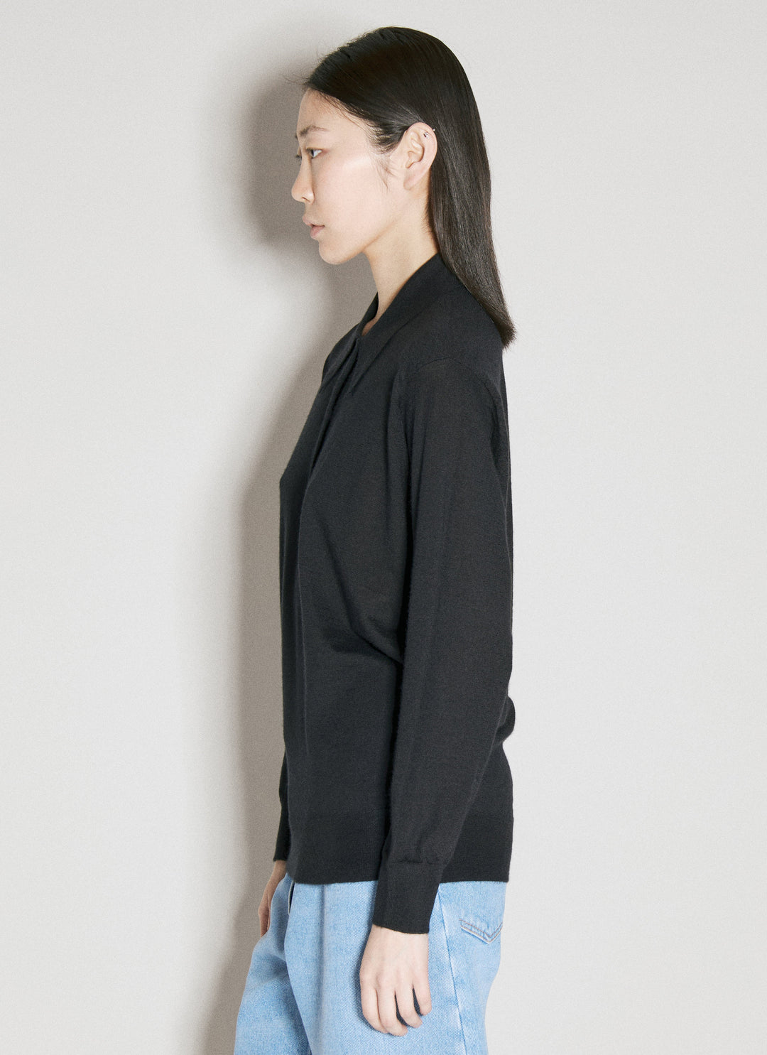 Prada Women Cashmere Polo Sweater