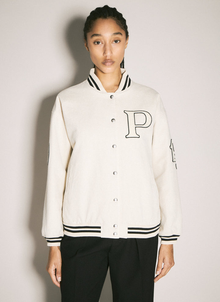 Prada Women Canvas Bomber Jacket