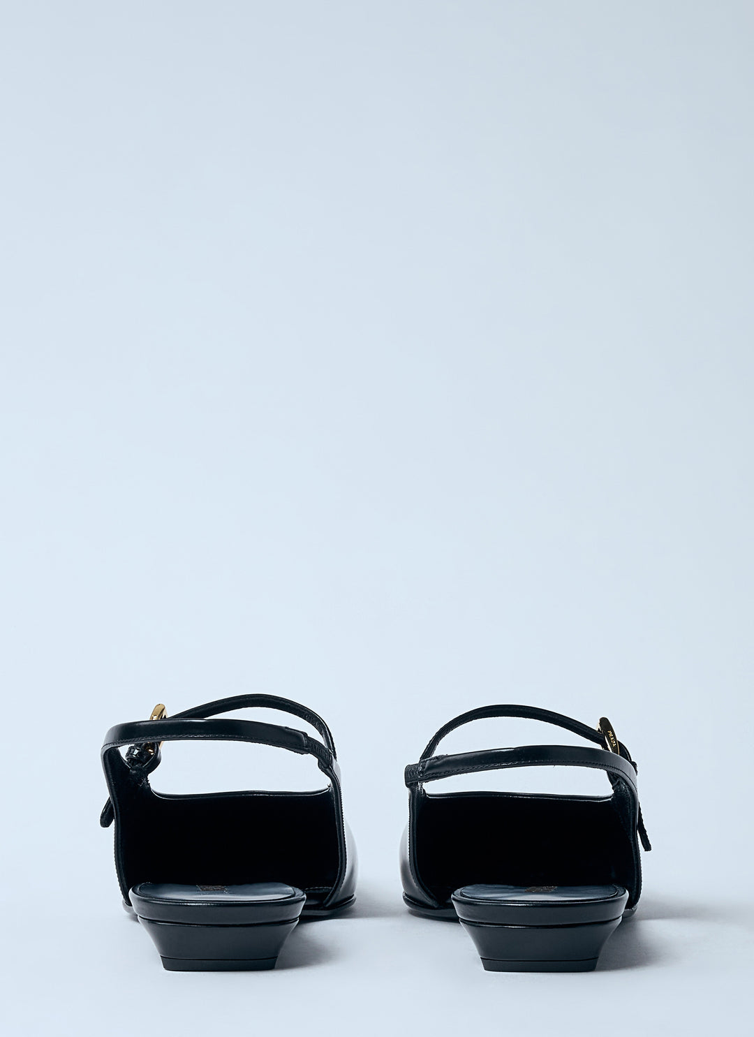 Prada Women Leather Slingback Ballerina Pumps