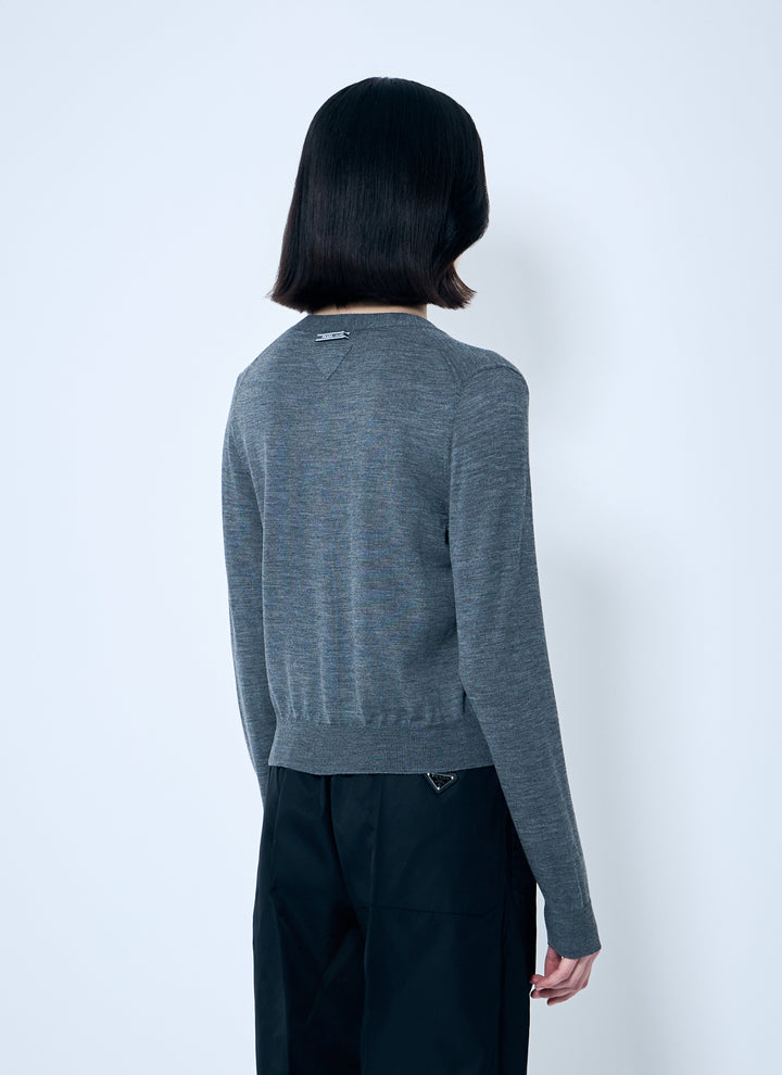 Prada Women Fine Wool Cardigan