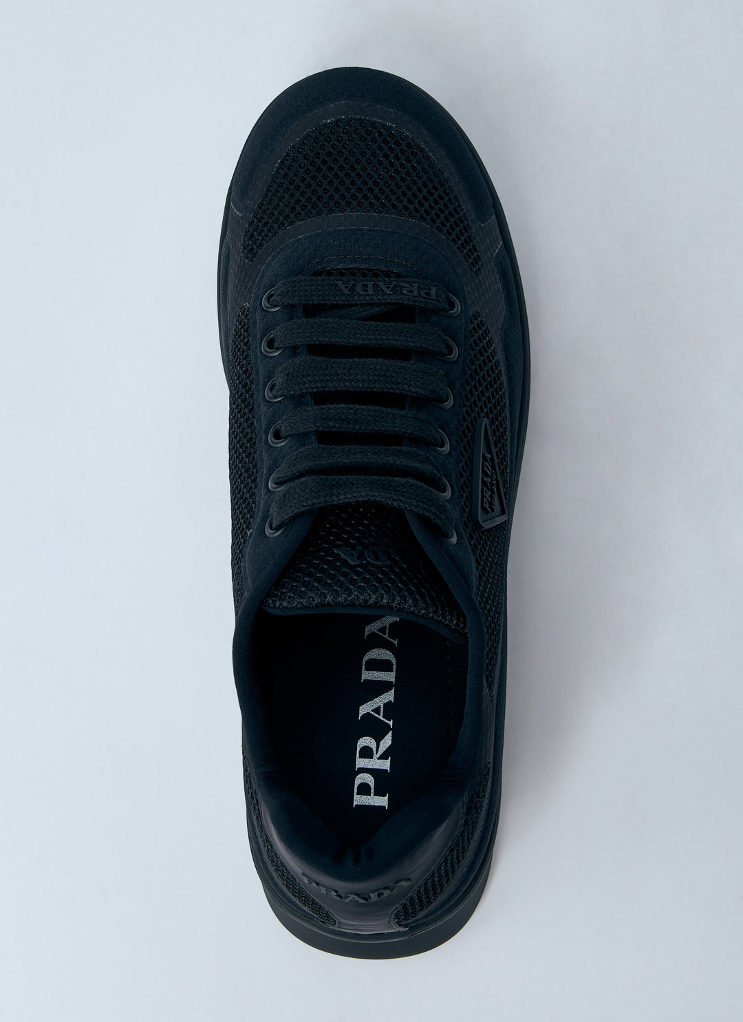 Prada Women Logo Plaque Sneakers