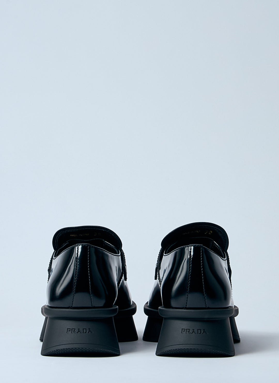 Prada Women Equal Brushed Leather Loafers