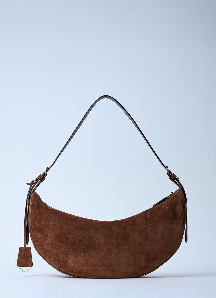 Prada Women Small Suede Shoulder Bag