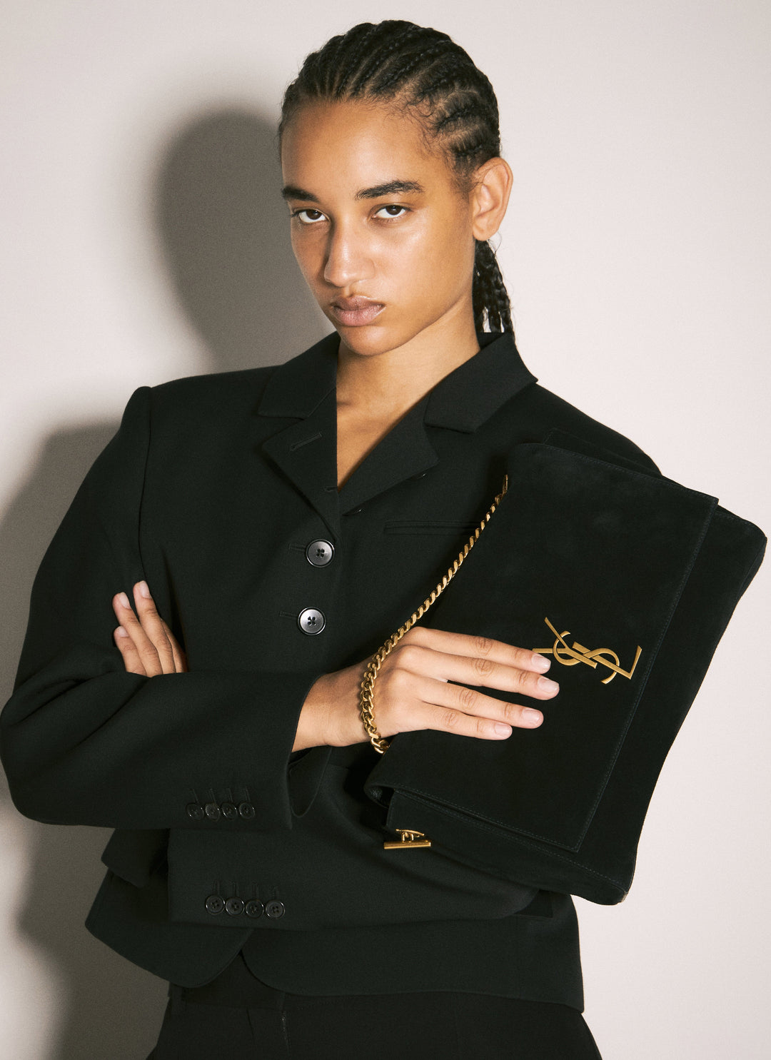 Saint Laurent Women Reversible Medium Kate Shoulder Bag