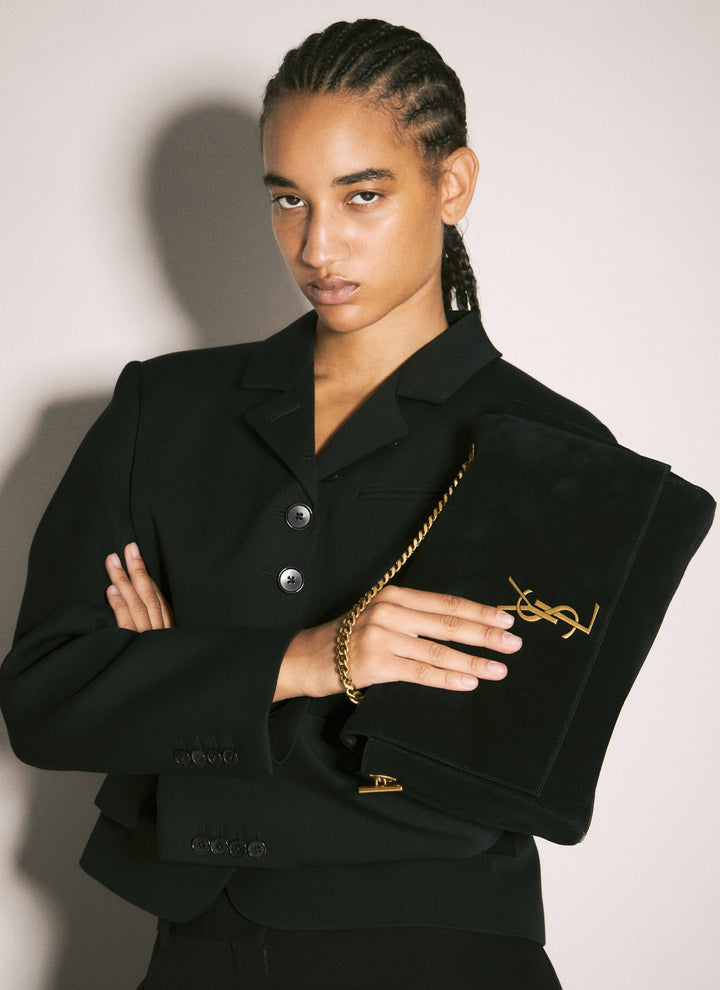 Saint Laurent Women Reversible Medium Kate Shoulder Bag