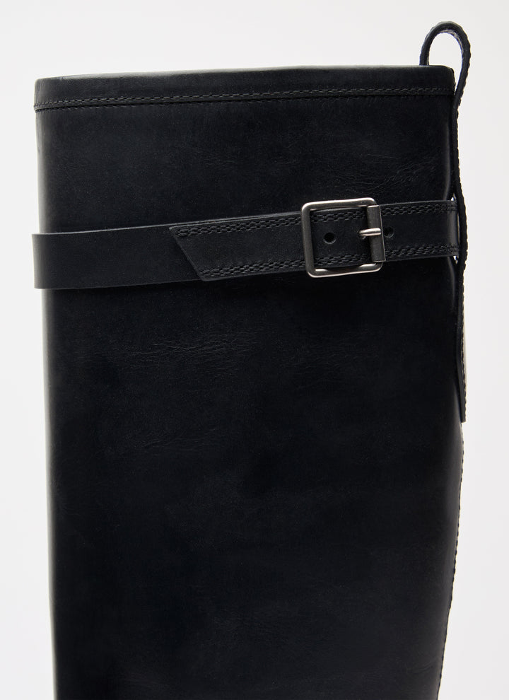 Saint Laurent Women River Leather Boots