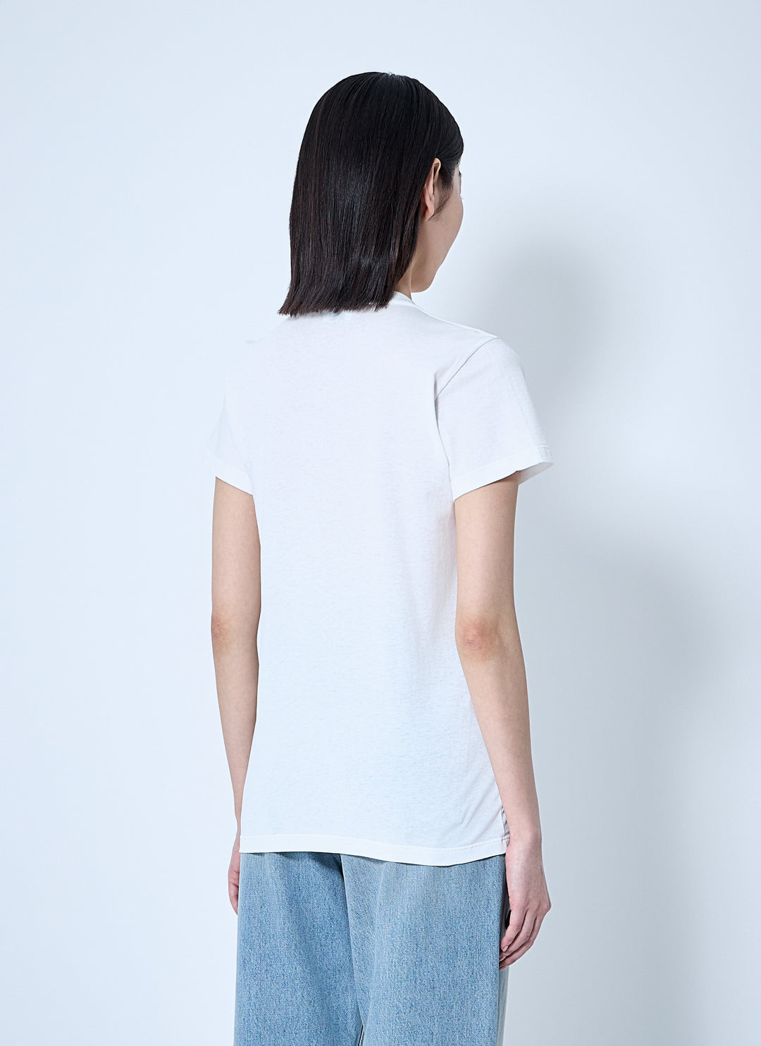 Saint Laurent Women Logo Motif T-Shirt