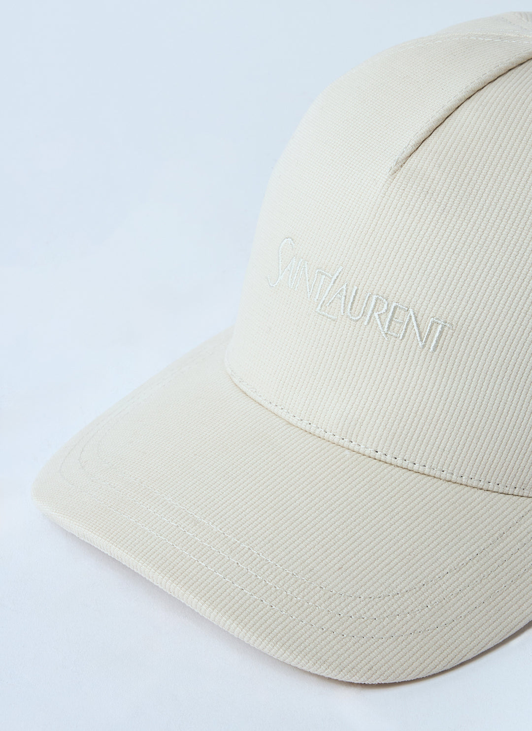 Saint Laurent Women Logo Embroidery Baseball Cap