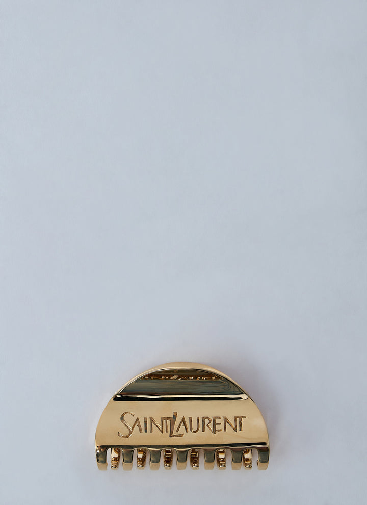 Saint Laurent Women Logo Engraved Hair Clip