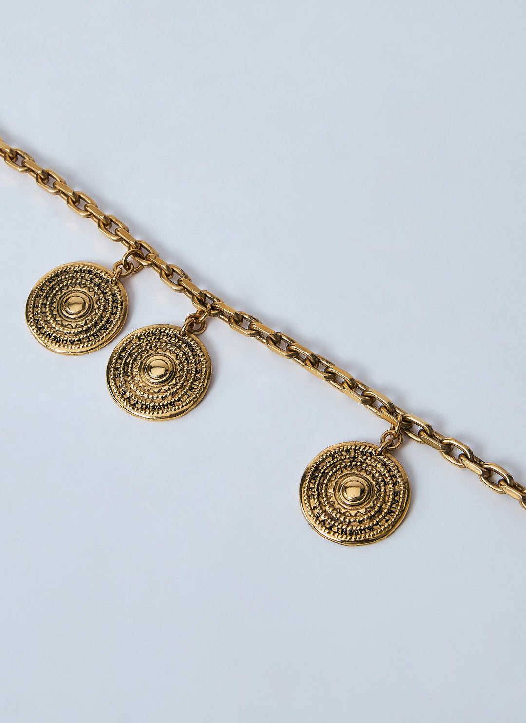 Saint Laurent Women Metal Charm Necklace