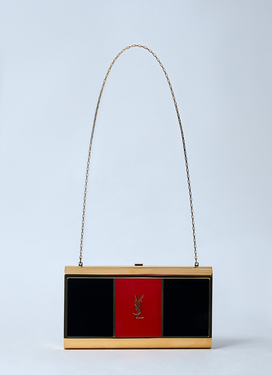 Saint Laurent Women Metal Minaudière Shoulder Bag