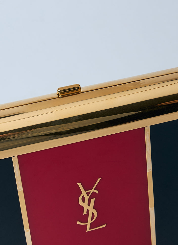 Saint Laurent Women Metal Minaudière Shoulder Bag