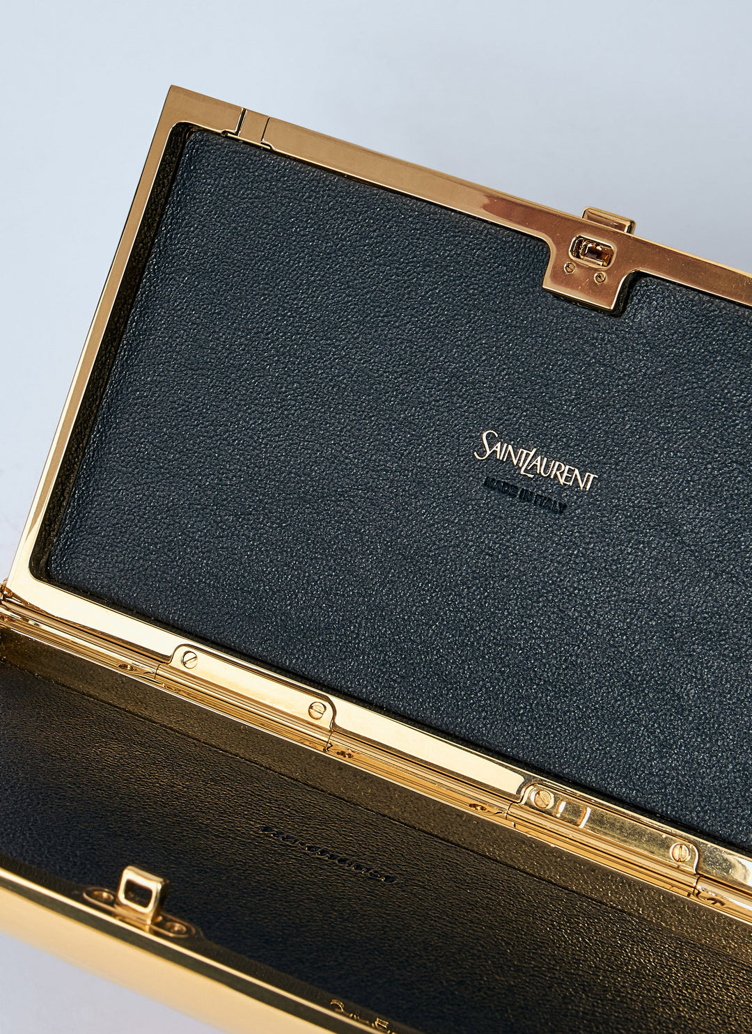 Saint Laurent Women Metal Minaudière Shoulder Bag