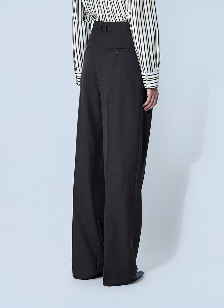 Saint Laurent Women Wool Chiné Pants