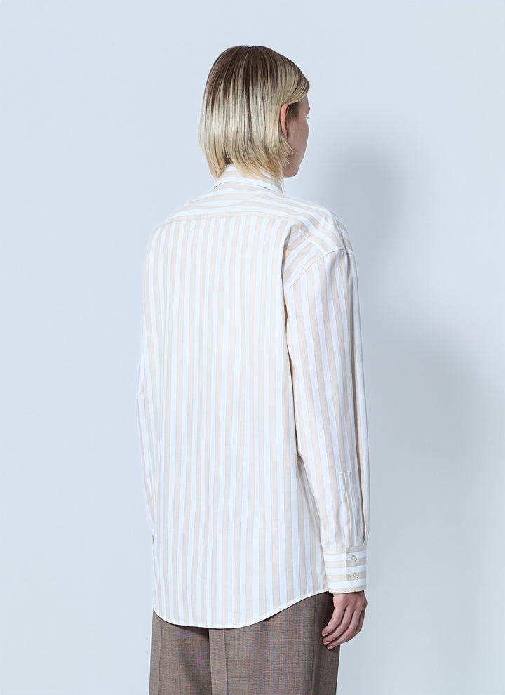 Saint Laurent Women Striped Button-Down Shirt