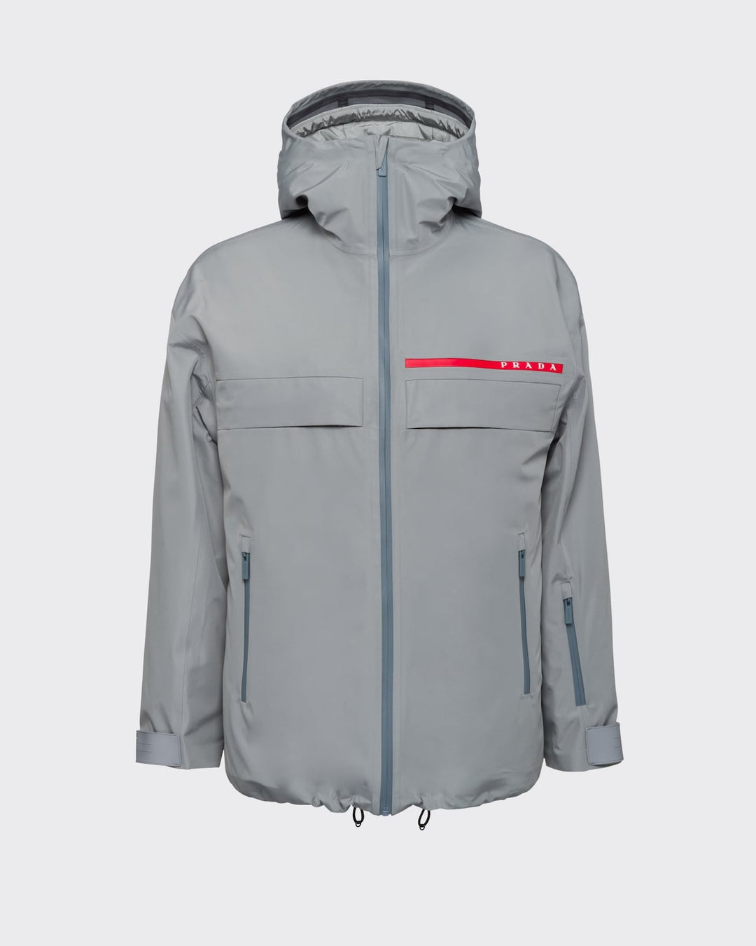 Prada Women Grey Gore-Tex® Oversize K-Way