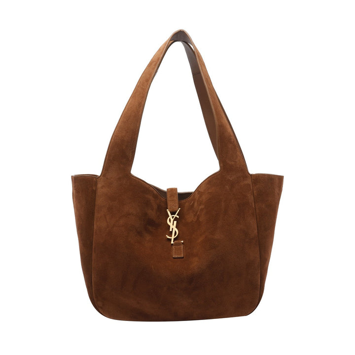 Saint Laurent Women Suede Le 5 A 7 Bea Shoulder Bag
