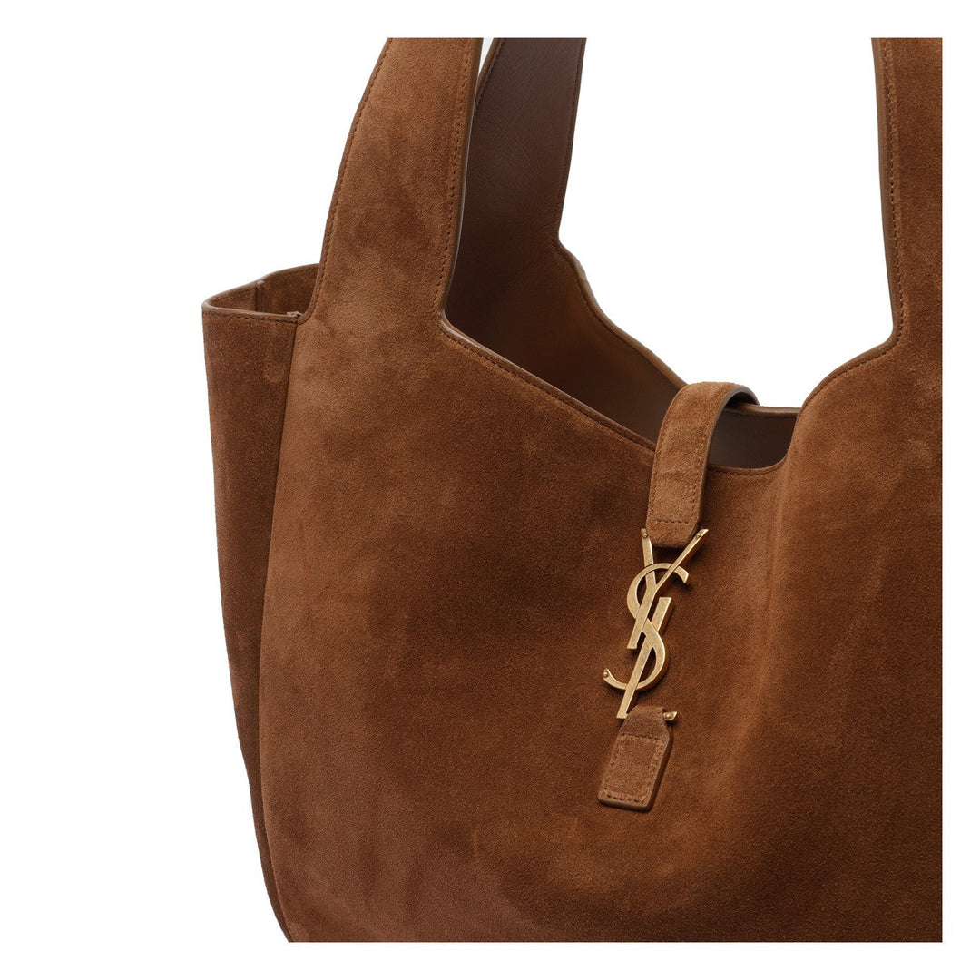 Saint Laurent Women Suede Le 5 A 7 Bea Shoulder Bag