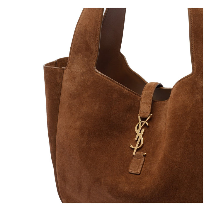 Saint Laurent Women Suede Le 5 A 7 Bea Shoulder Bag