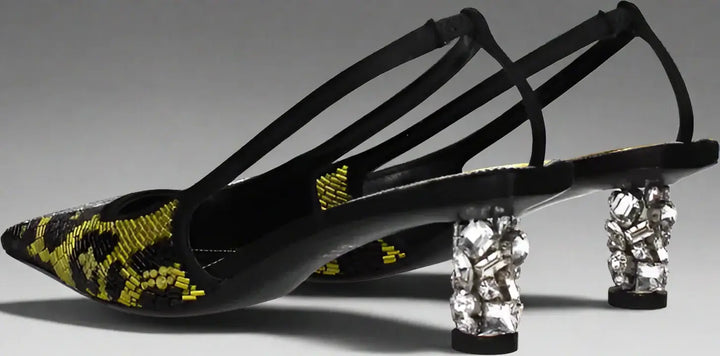 TOM FORD women's Yellow Satin Sandal