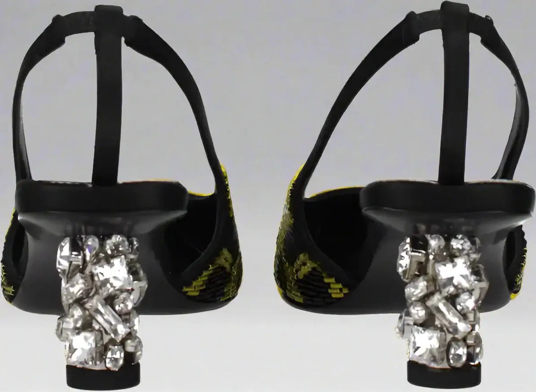 TOM FORD women's Yellow Satin Sandal