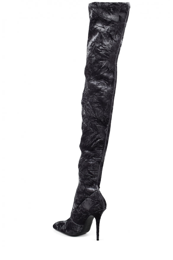 Saint Laurent Women Talia Thigh-High Boots