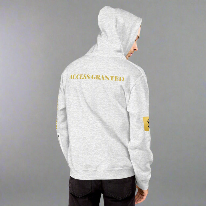 7994 SELECT luxury membership hoodie in premium fabric, available in multiple colors with painted logo design