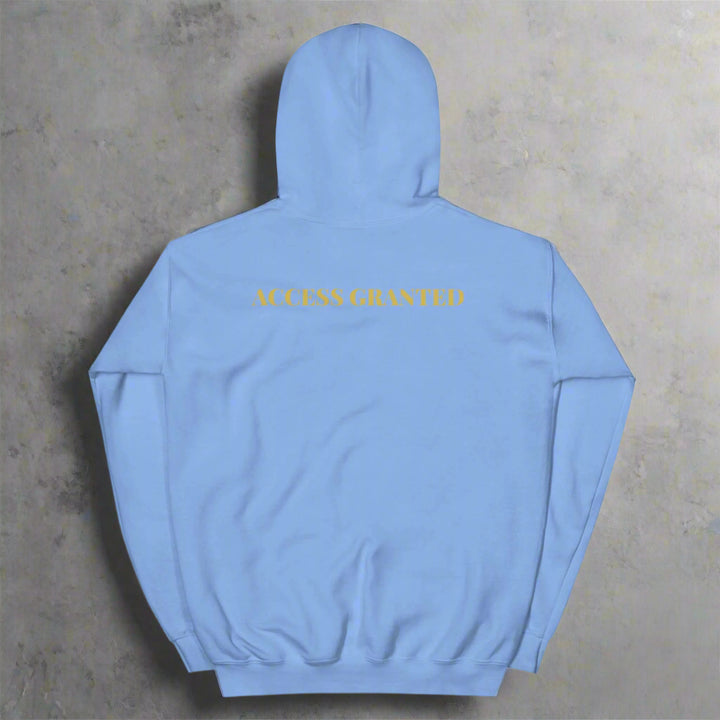 7994 SELECT luxury membership hoodie in premium fabric, available in multiple colors with painted logo design