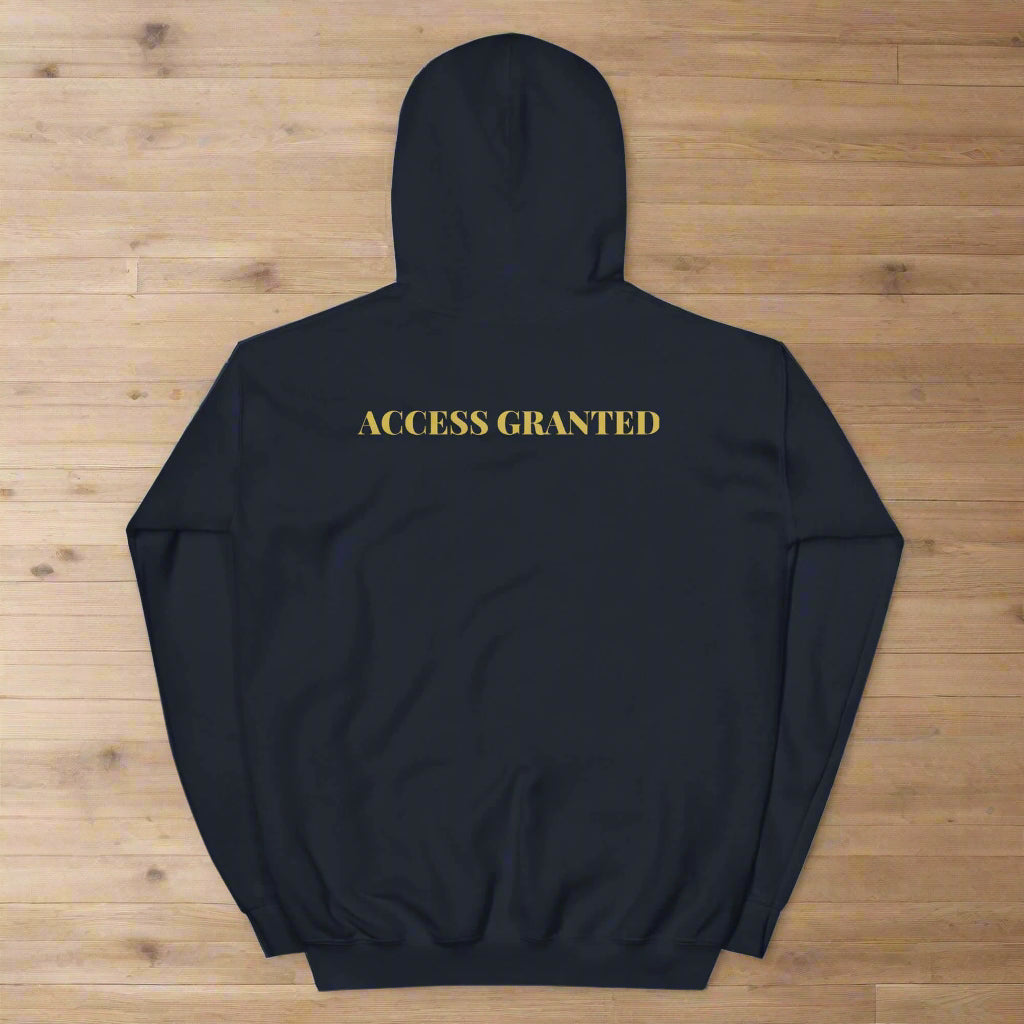 7994 SELECT luxury membership hoodie in premium fabric, available in multiple colors with painted logo design