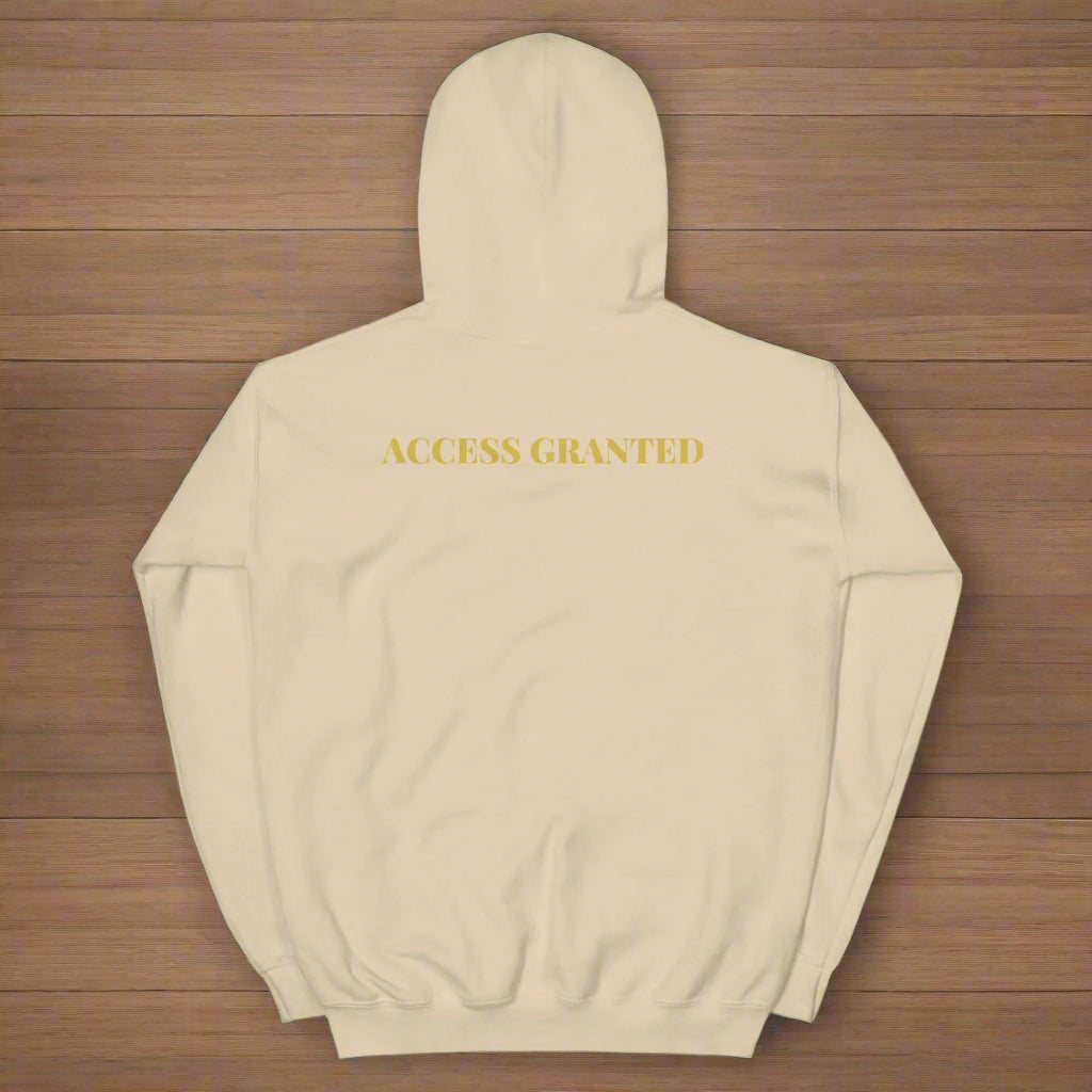 7994 SELECT luxury membership hoodie in premium fabric, available in multiple colors with painted logo design