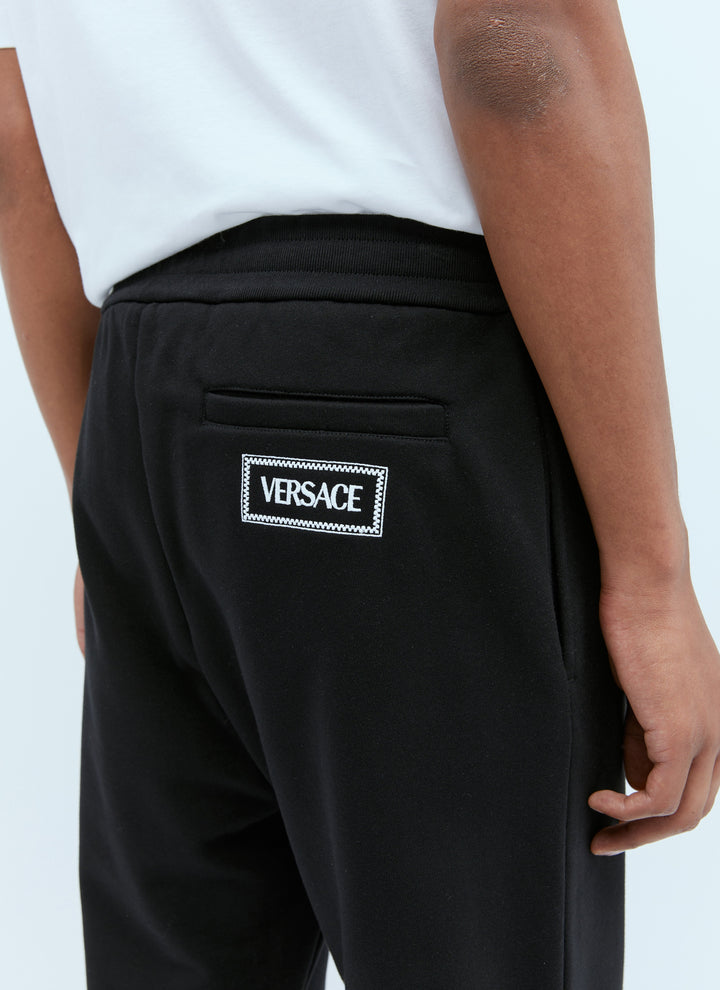 Versace Men Logo Embroidery Track Pants