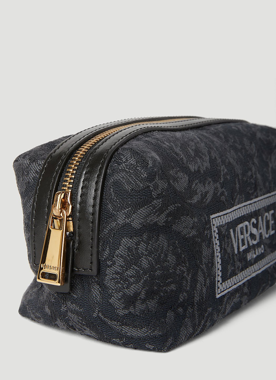 Versace Women Barocco Athena Jacquard Vanity Pouch