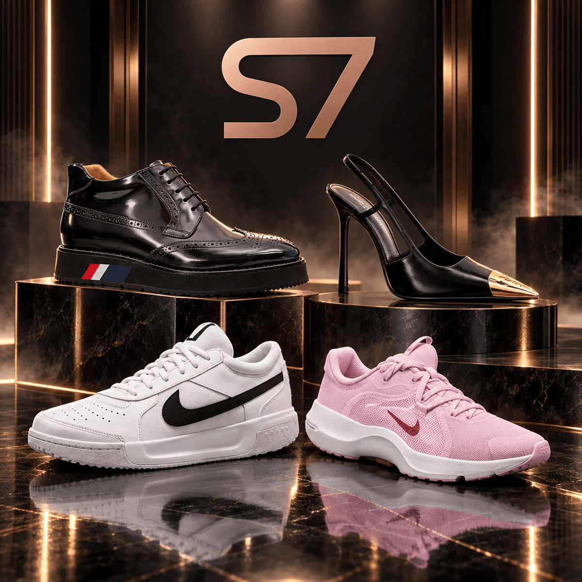 S7 designer footwear collections